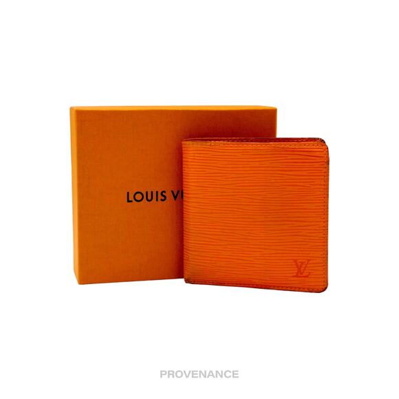 🔴 Louis Vuitton  Marco Wallet - Mandarin Epi Leather - Picture 1 of 11